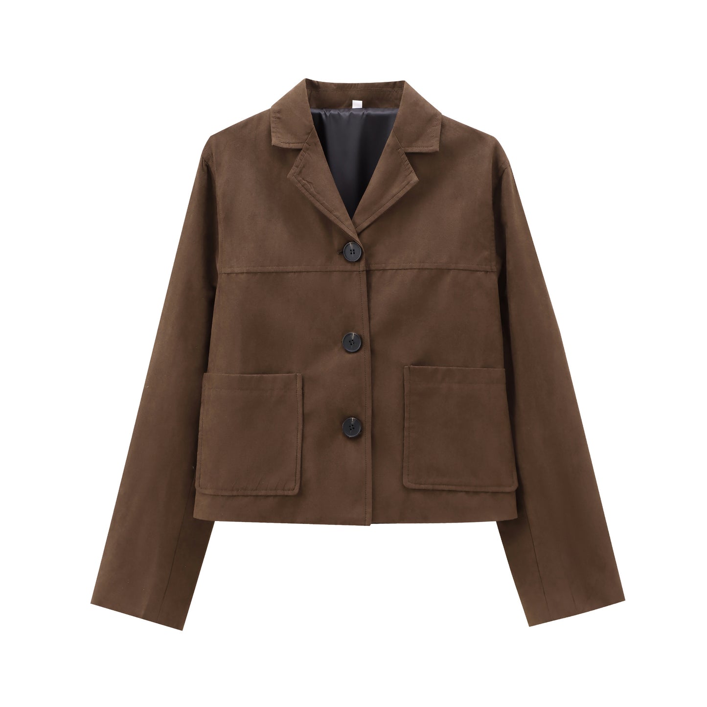 Autumn Old Money Style Brown Suede Jackets