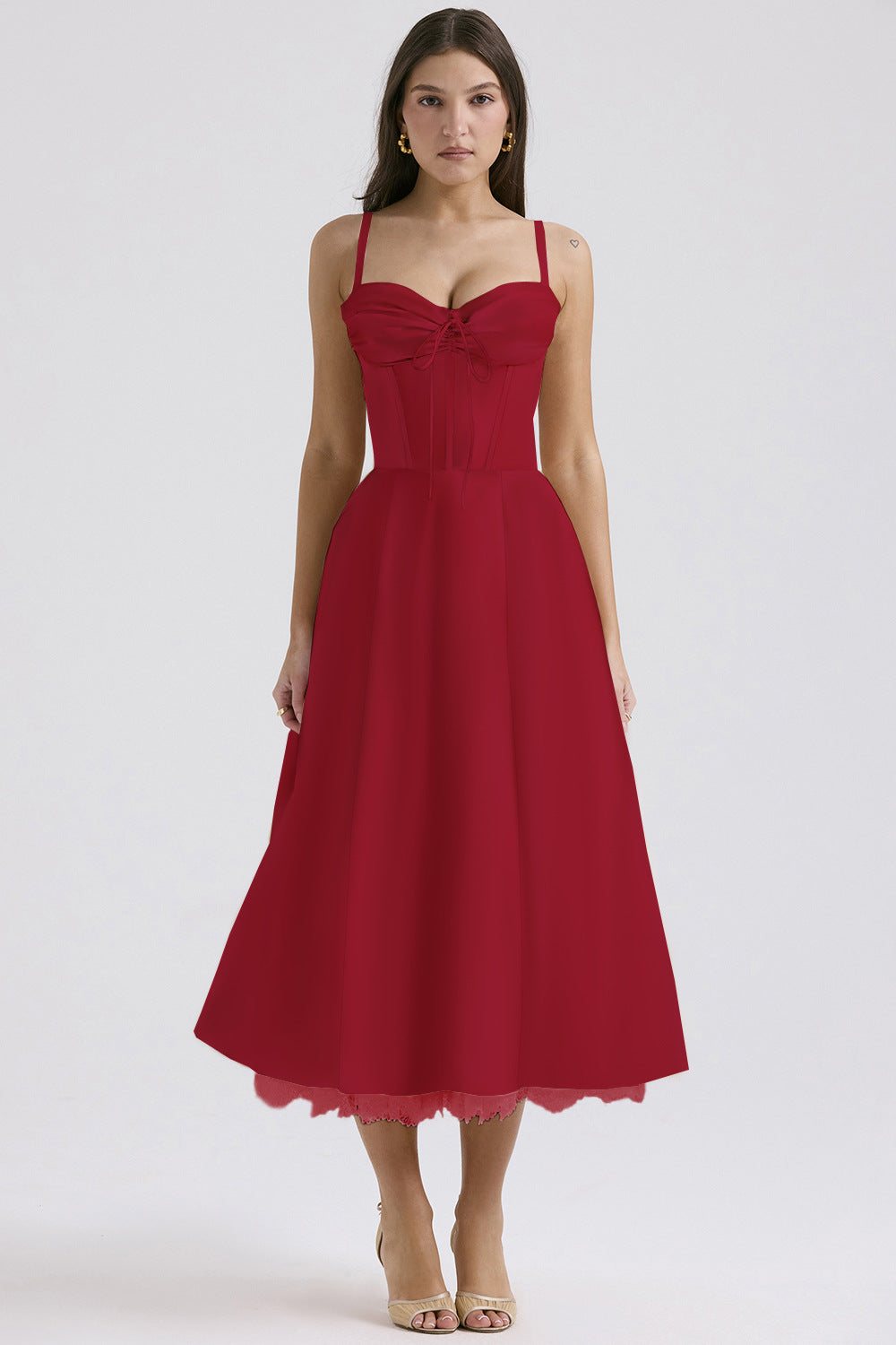 Series French Summer Strap Gentle Dress Dresses