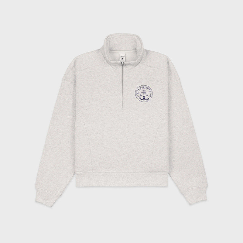 Women's Autumn North American Niche Zipper Chest Sweaters