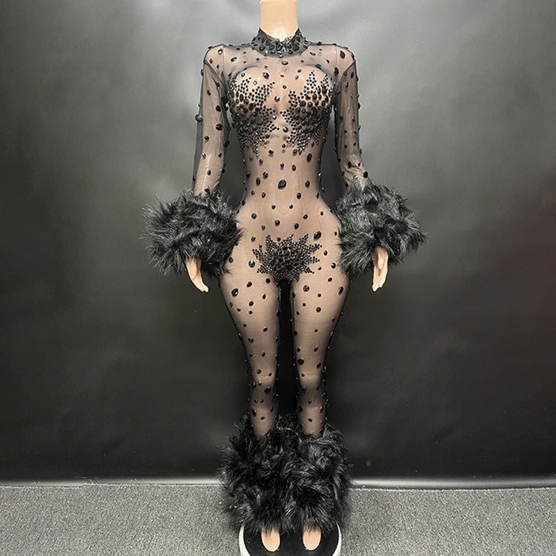 Sexy Personalized Fashion Week Catwalk Show Dress Jumpsuits