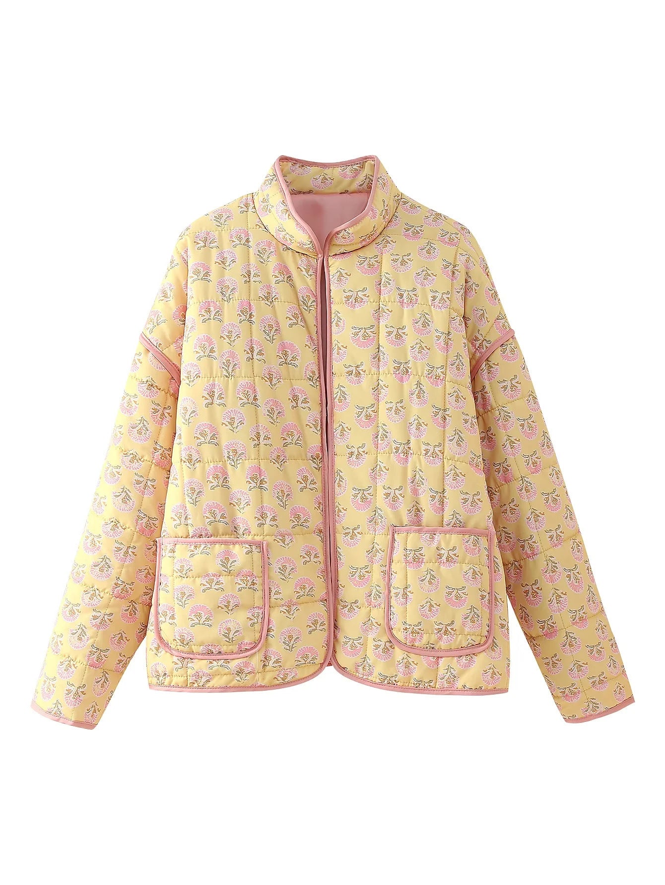 Women's Charming French Retro Pattern Print Jackets