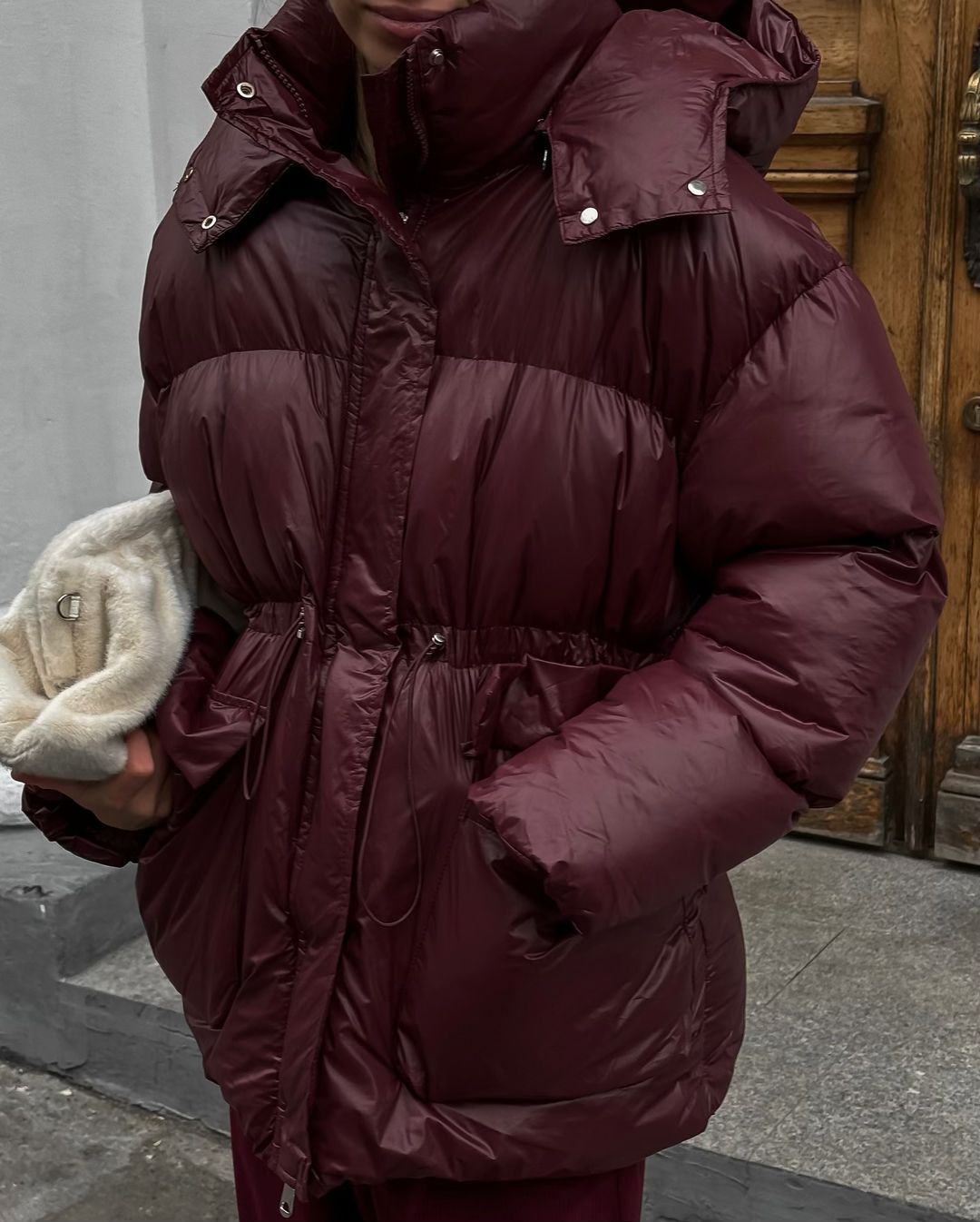 Color Zipped Warm Hooded Comfort Casual Coats