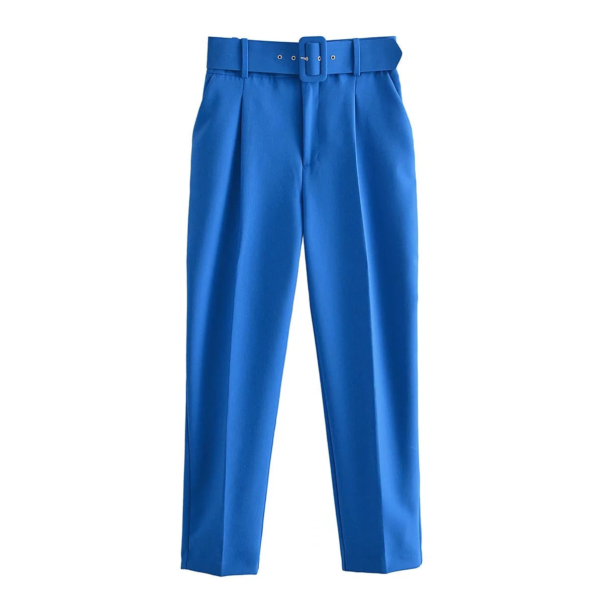 Women's Slim Fit Figure Flattering Belt Accessories Pants