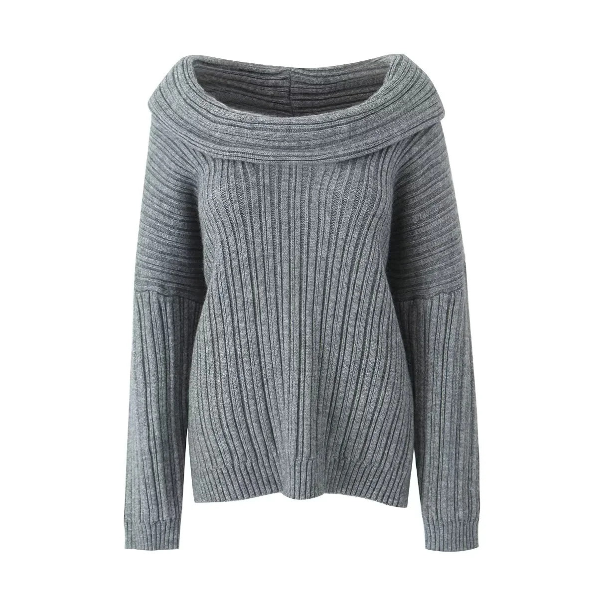Women's Design Sense Sexy Thickened Jumper Winter Loose Knitwear