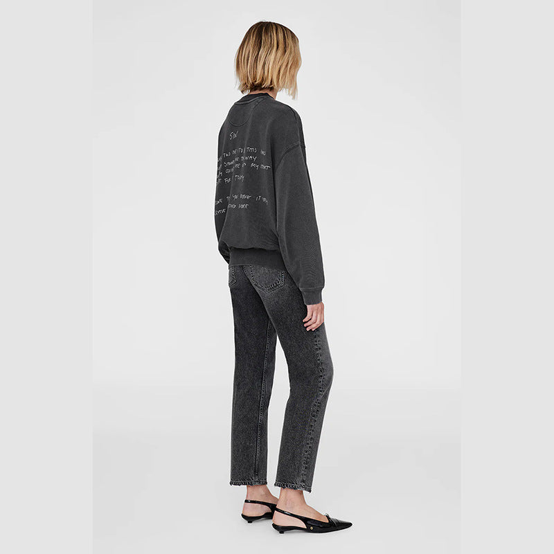 Women's Spring North American Niche Iti Letter Sweaters