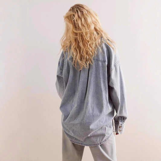 Women's Loose Retro Casual Style Trendy Fashion Blouses