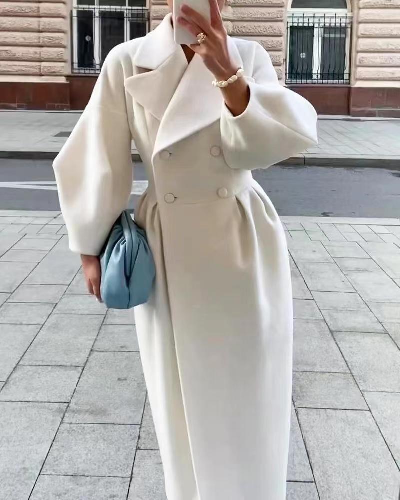 Vintage Court Style Lantern Sleeve Large Coats