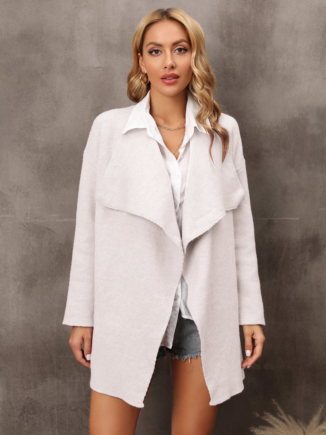 Women's Spring Long Personality Fashion Ol Knitted Women's Sweater