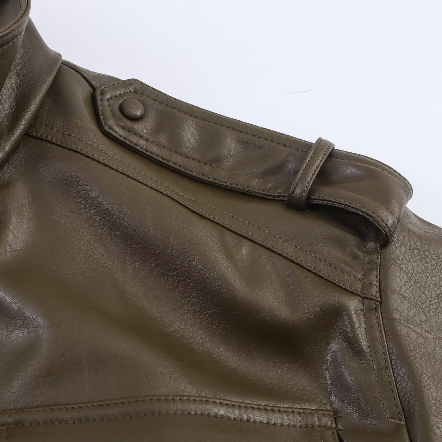 Women's Autumn Long Sleeve Imitation Leather Jackets