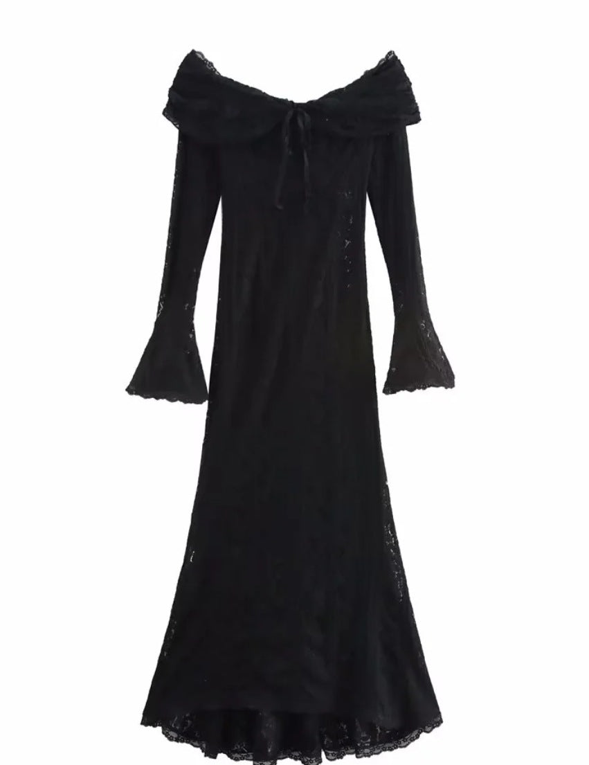 Women's Fashion Elegant Sexy Tube Lace Dress Dresses