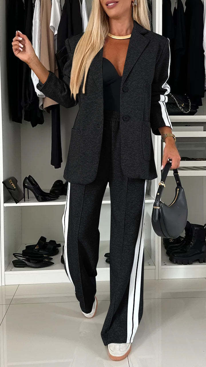 Classic Classy Long Sleeve Lapel Casual Suits
