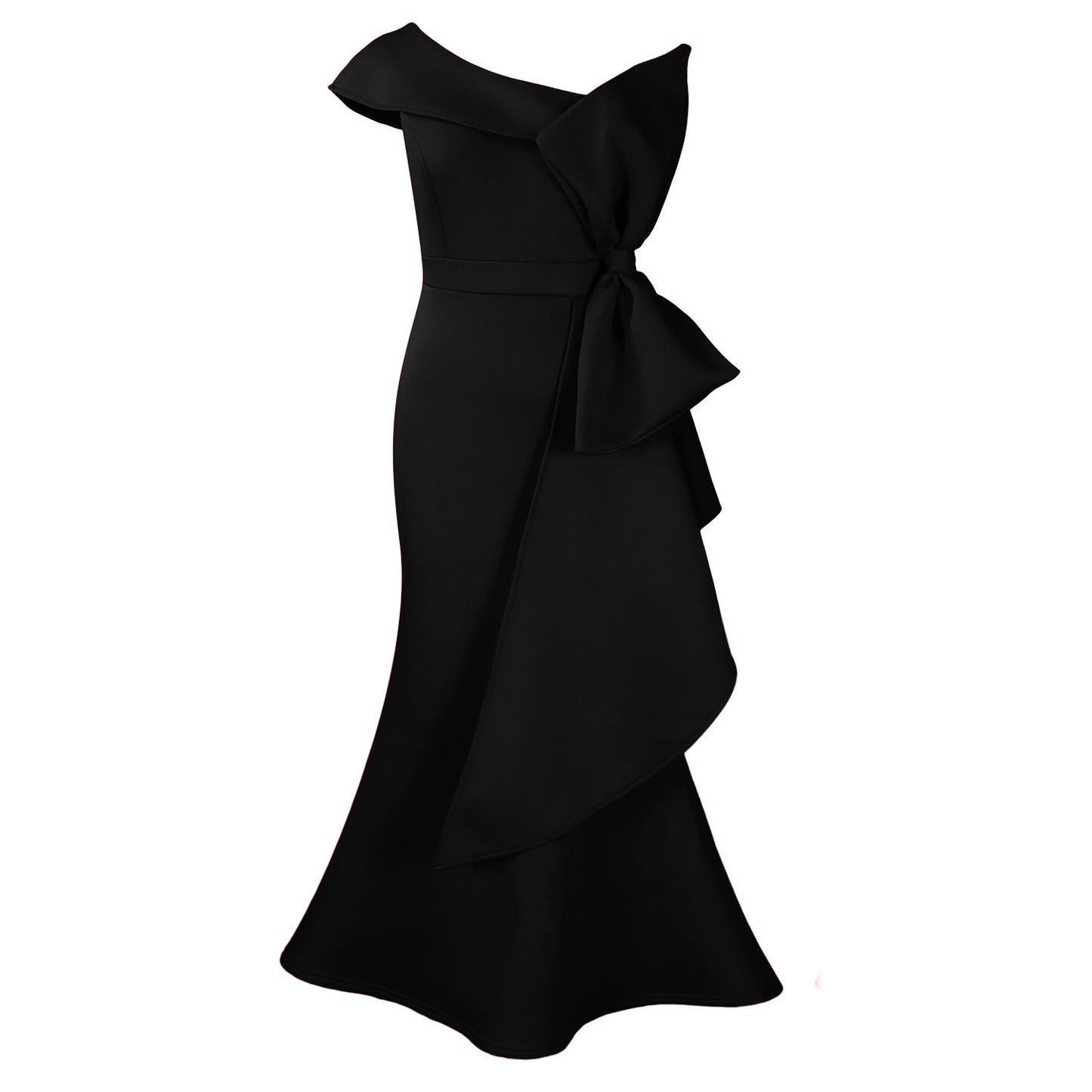 Women's Fashion Tube Diagonal Collar Sexy Dress Dresses