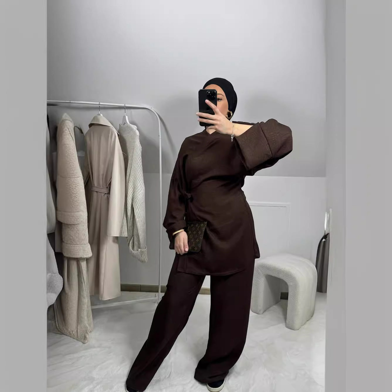 Casual Classic Unique Elegant Turkish Two-piece Suits