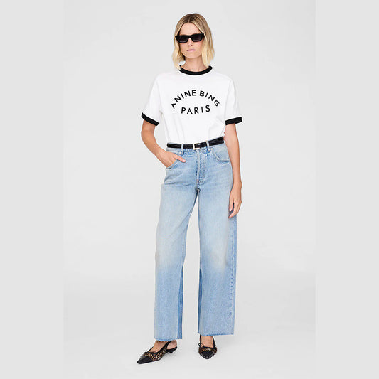 Women's Niche Front Letter Felt Affixed Cloth Shorts