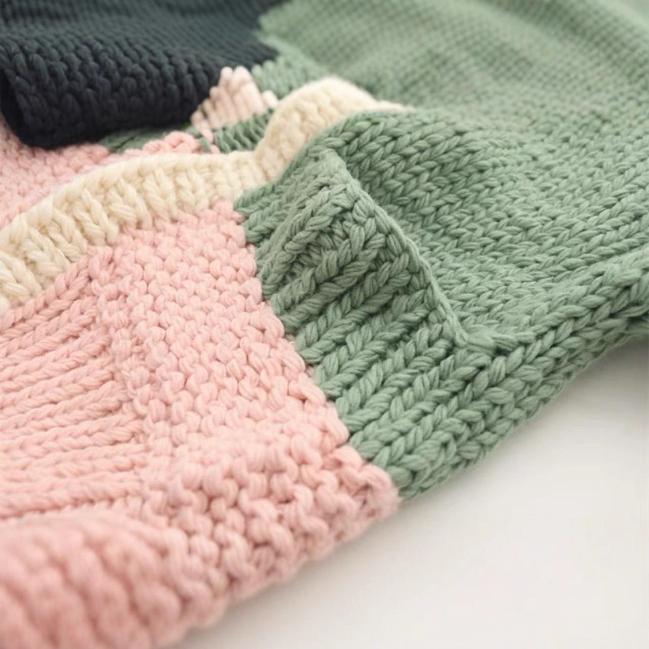 Thick Loose Knitted Lazy Hand-woven Ball Sweaters