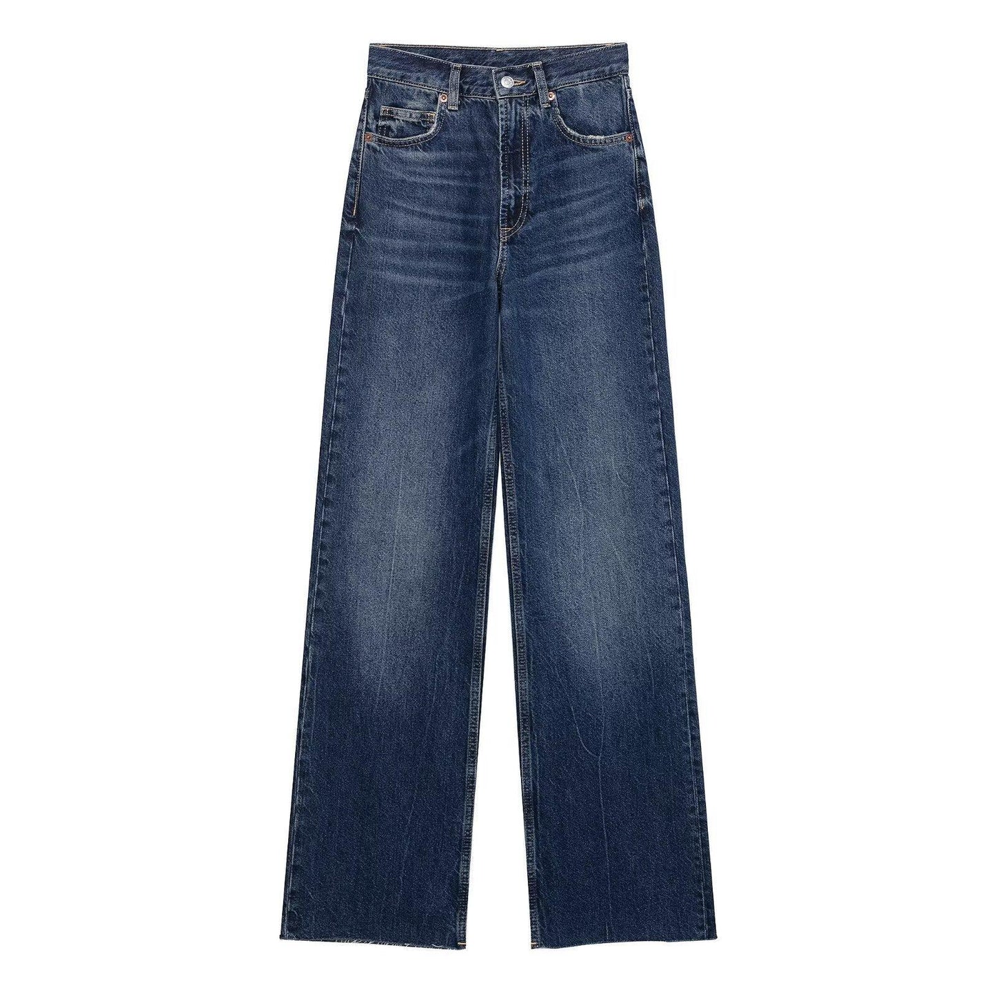 Spring Wide Leg High Waist Long Pants