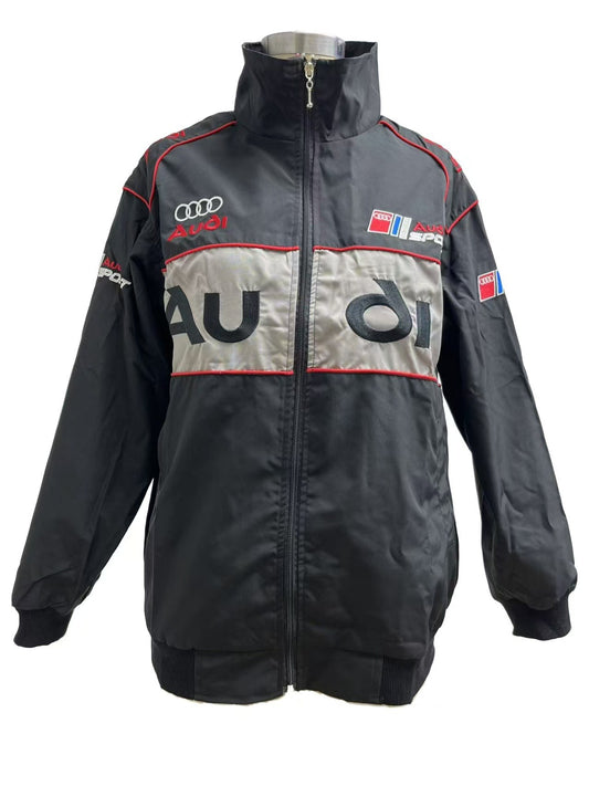 Women's Winter Printed Motorcycle Loose Embroidered Cotton Jackets