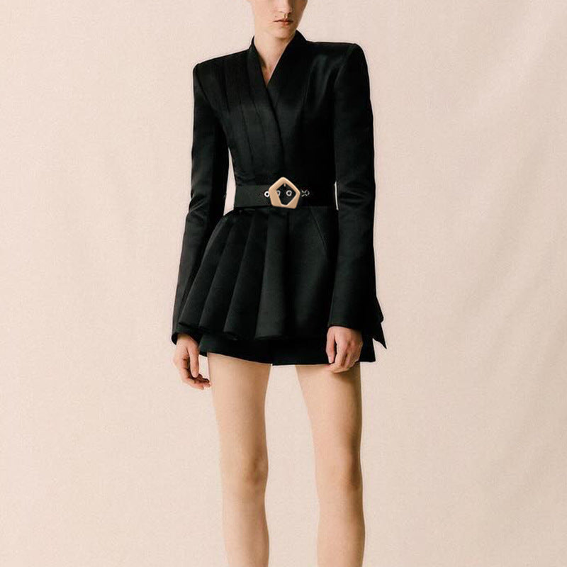 Women's Sense Fashion Small Autumn Slim Fit Solid Coats