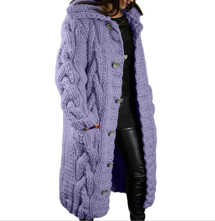 Women's Oversized Fashion Loose Pocket Hooded Sweaters