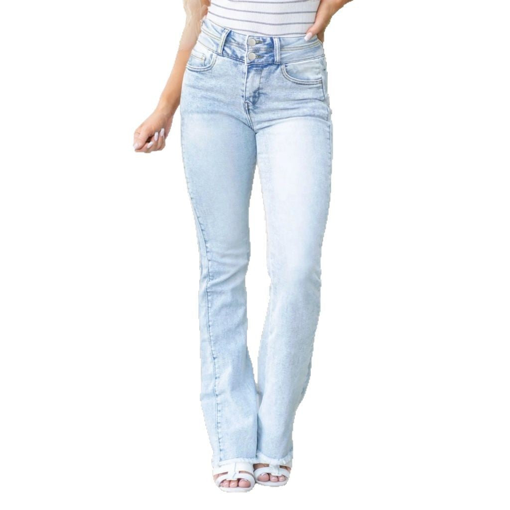 Women's Denim Bell-bottom Fashion Retro Easy Matching Jeans