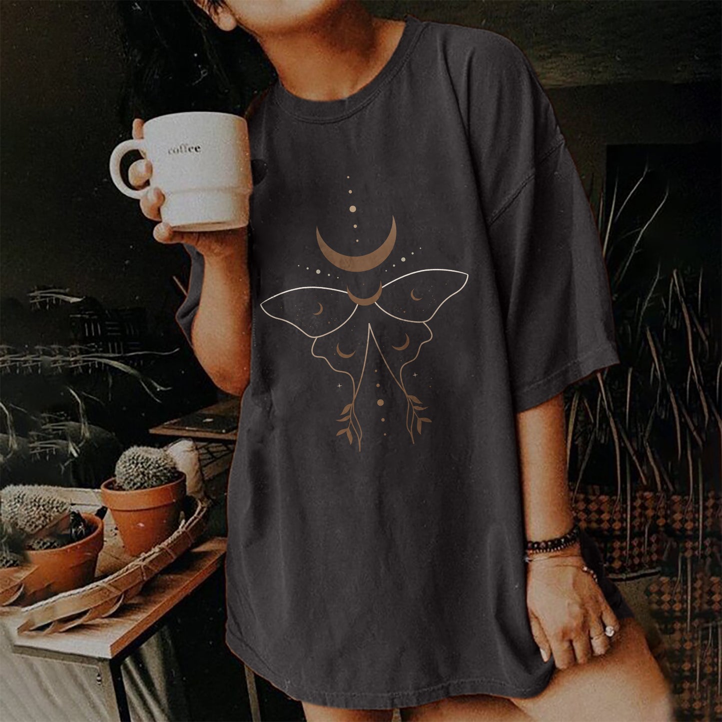 Women's T-shirt Summer European Vintage Printed Skull Blouses