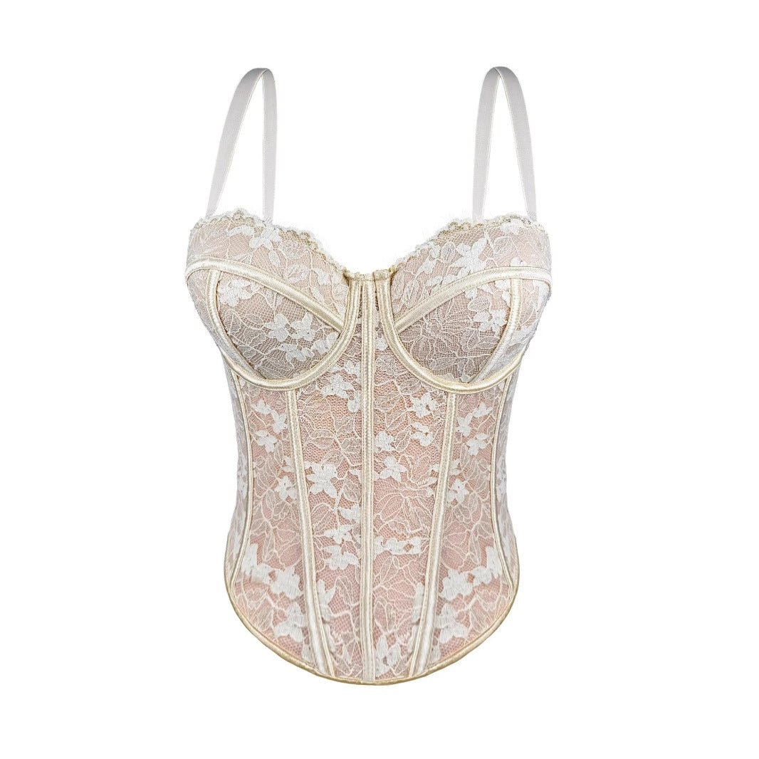 Black Lace Inner Match Sling High-grade Outer Wear Body Tops