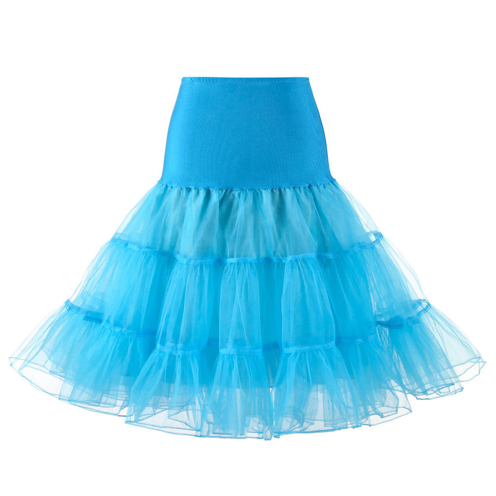 Boneless Gauze Crinoline Violent Color Slip Wedding Dresses