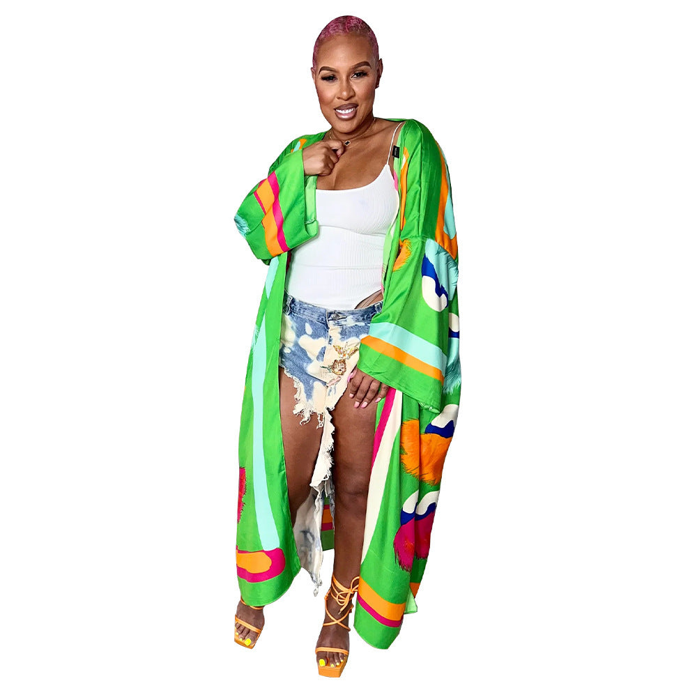 Women's Artificial Silk Fashion Casual Trench Coats