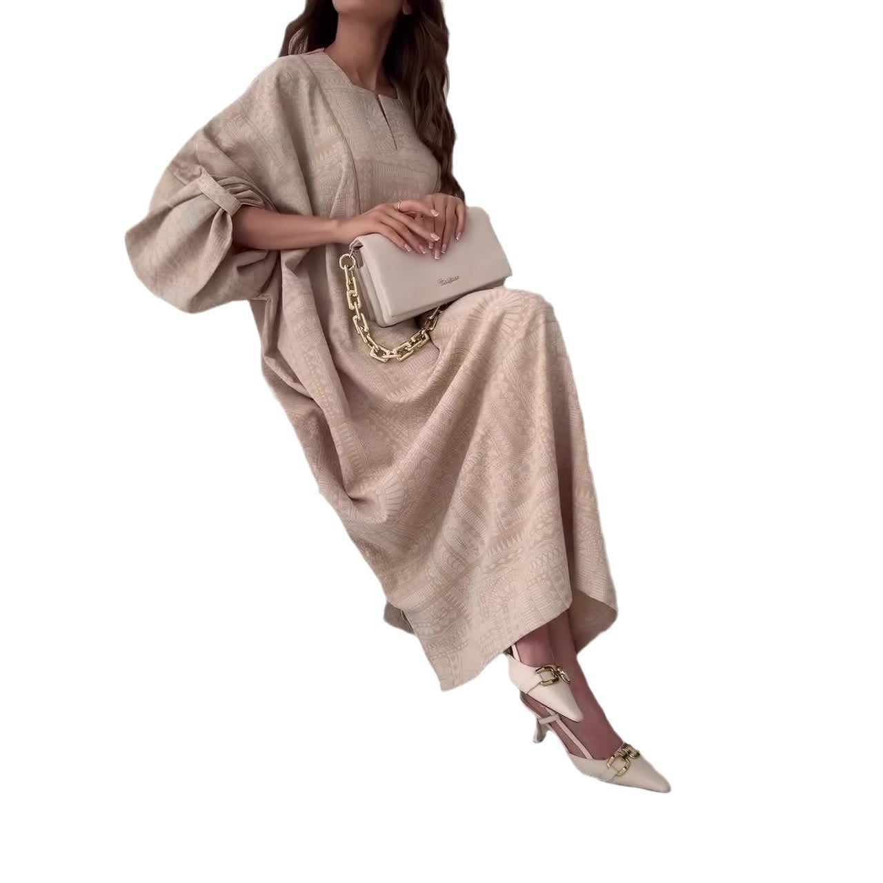 Women's Autumn Solid Color Simple Comfortable Loose Long Clothing