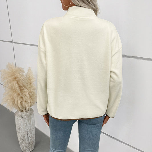 Women's Casual Fleece Polar Stand-up Collar Jackets