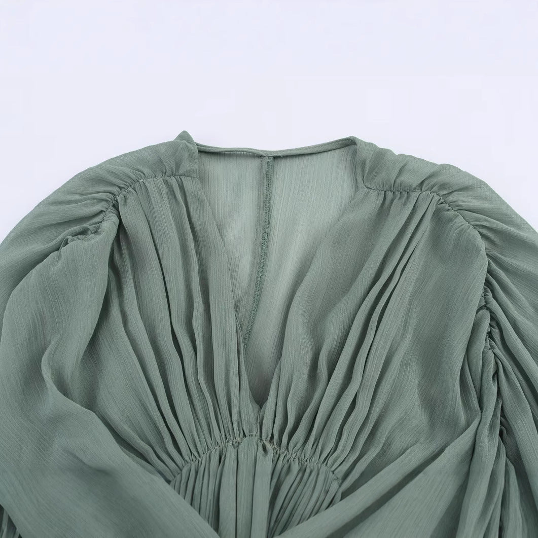 Women's Spring Mid-length Tight Waist Dress Dresses