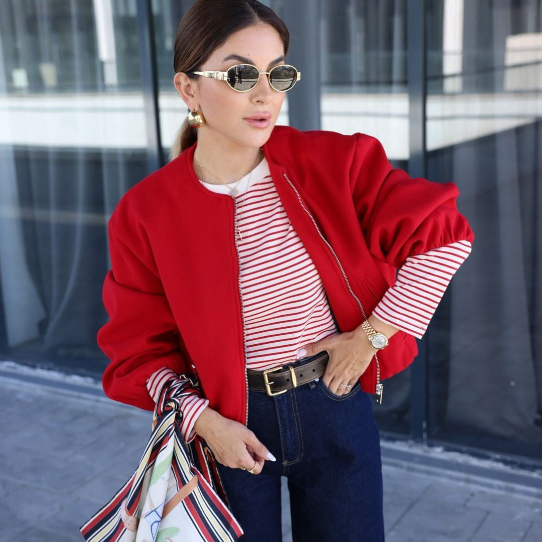 Women's Popular Innovative Fashion Soft Bomber Jackets