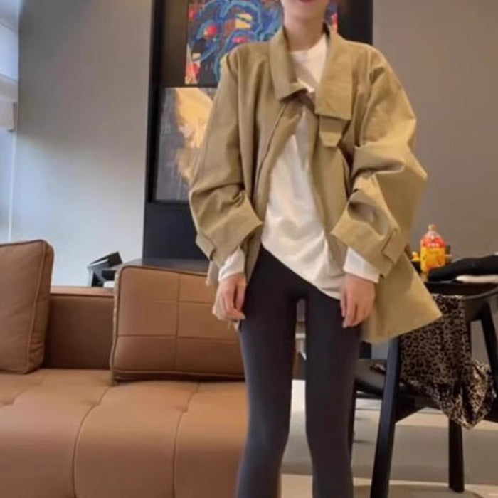 Women's Oversized Trench Small High-grade Super Nice Coats