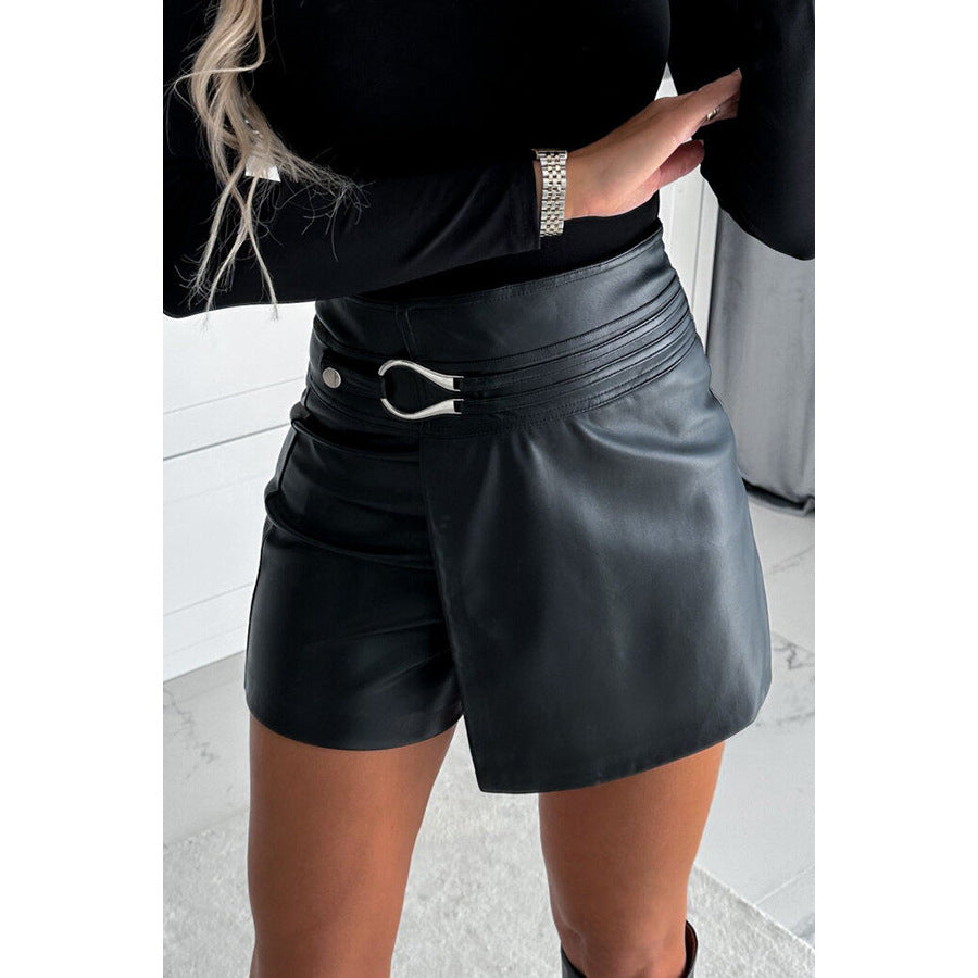 Women's Classy Casual Fashion Leather Party Pants