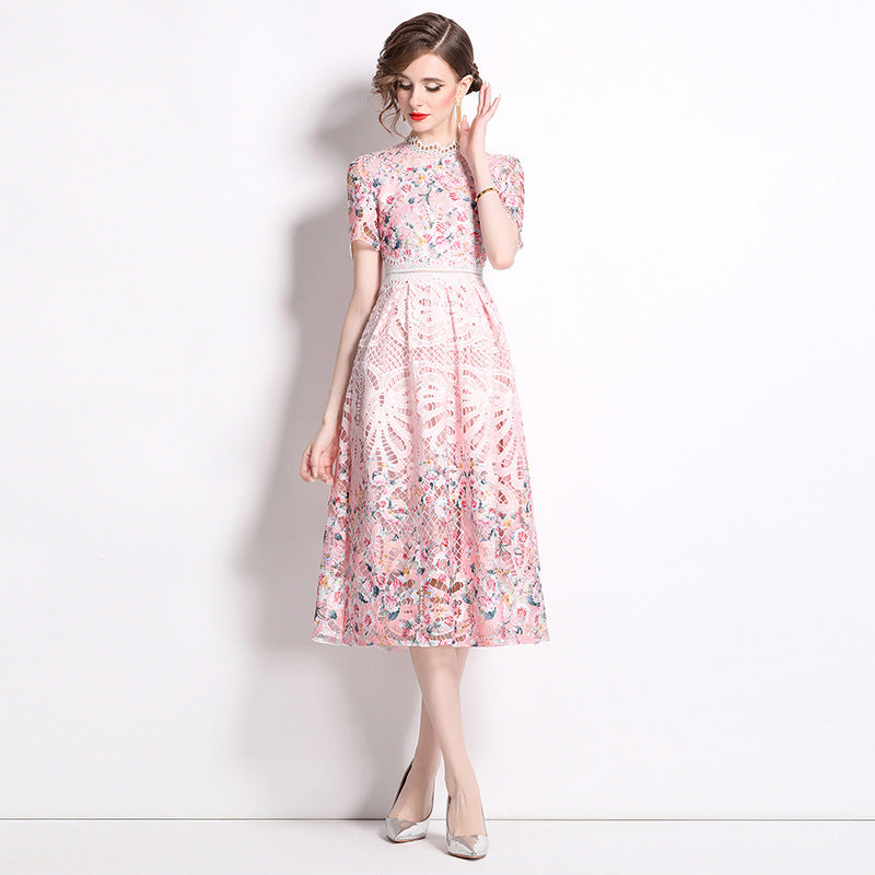 Women's Summer French Elegant High Sense Slimming Dresses