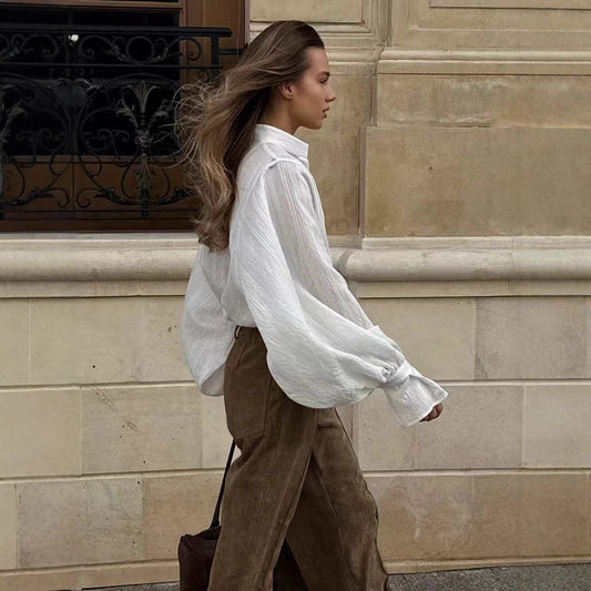 Women's Waist Slimming Casual Loose Fashion Outerwear Idle Style Pants