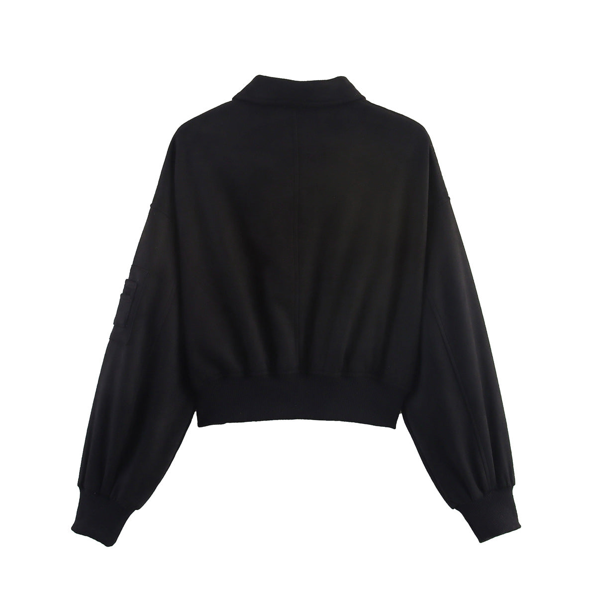 Women's New Glamorous Suede Texture Flight Jackets