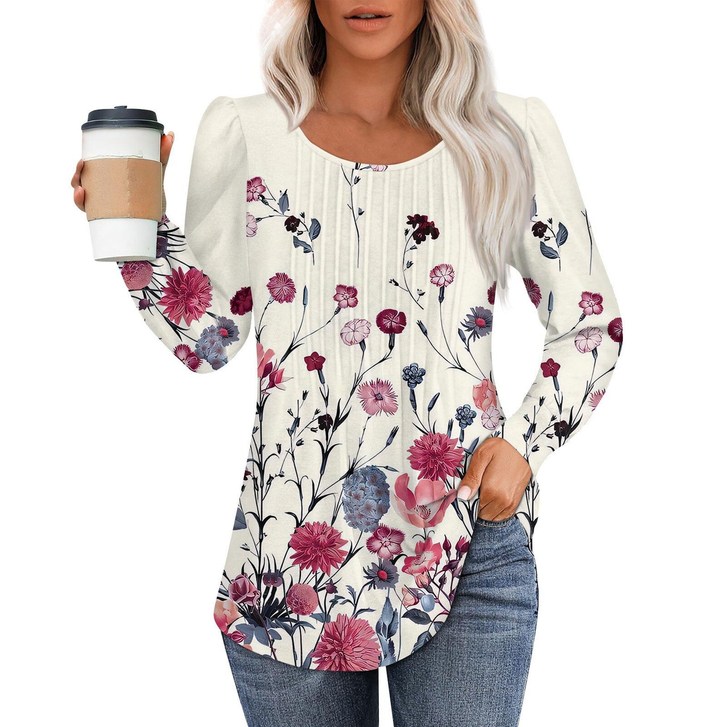 Women's Autumn Long Sleeve Shirt Fashion Casual Blouses