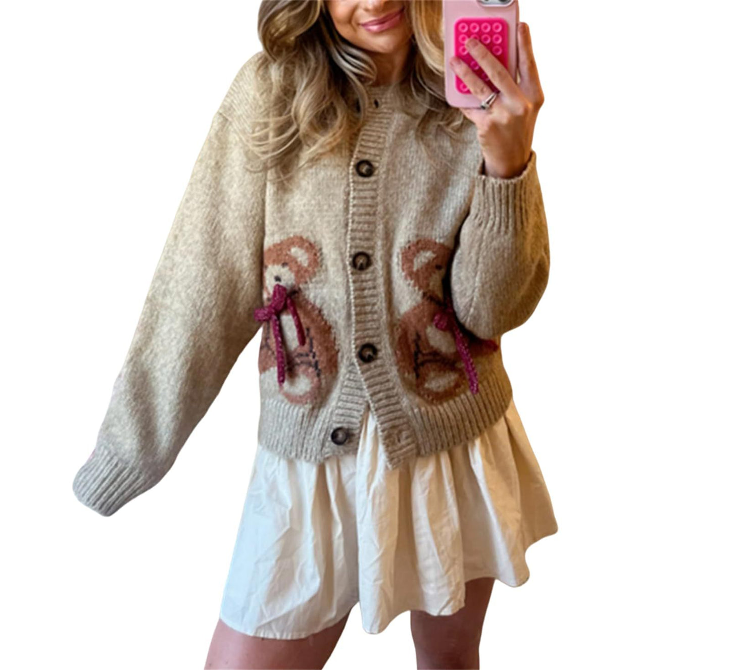 Women's Slouchy Sales Style Christmas Knitted Sweaters