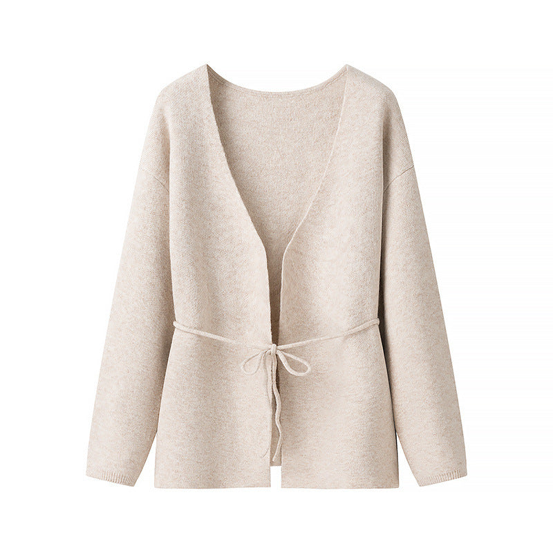 Women's Spring Street Fashion Long Sleeve Simple Cardigans