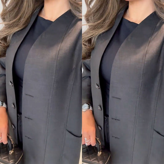 Women's Designer Model French Style Comfortable Mid-length Coats