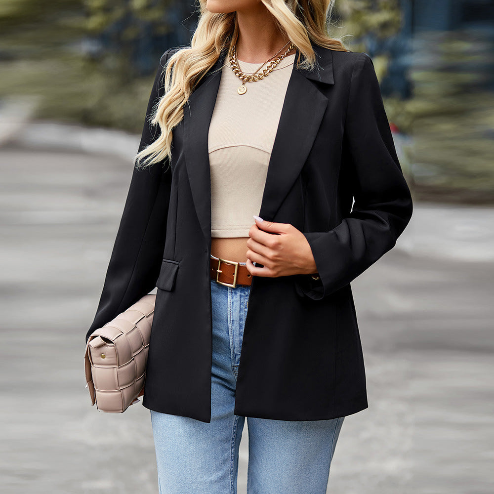 Women's Casual Small Winter Easy Matching Business Blazers