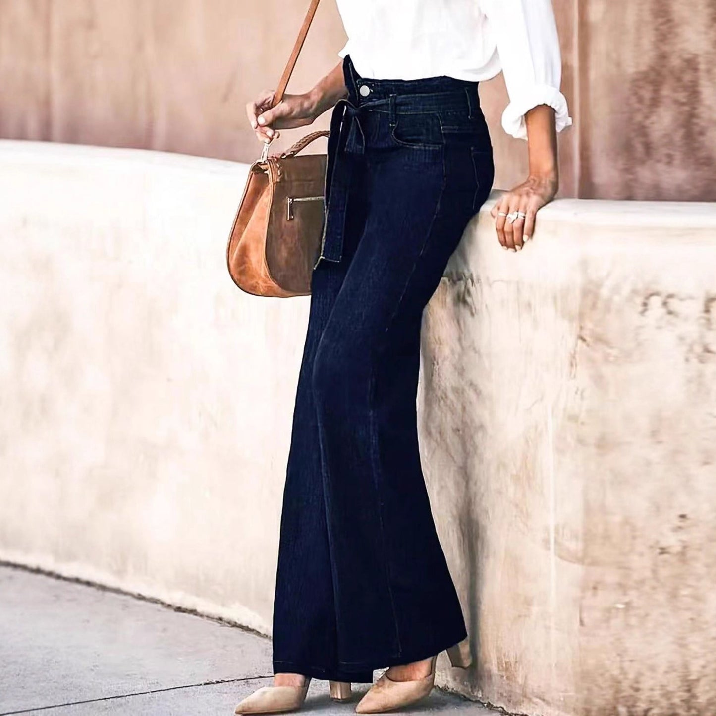 American Hot Retro Wide Leg Autumn Jeans