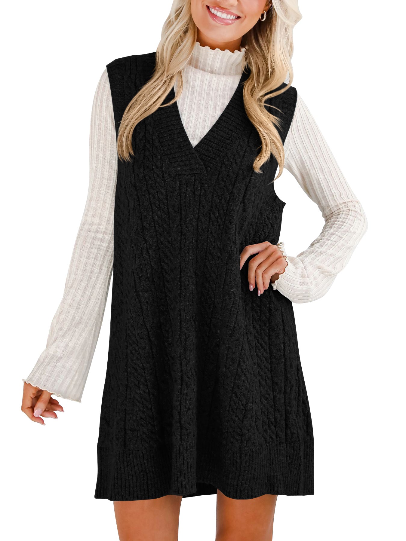 Women's Stylish Trendy Woolen Casual Suspender Sweaters