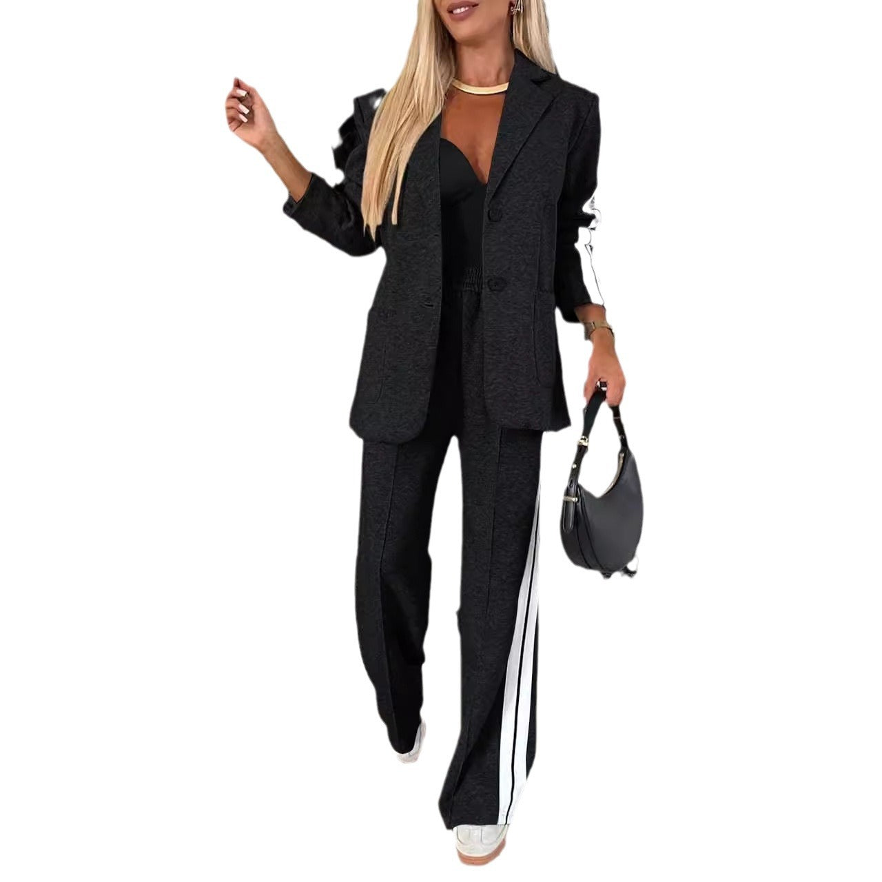 Classic Classy Long Sleeve Lapel Casual Suits