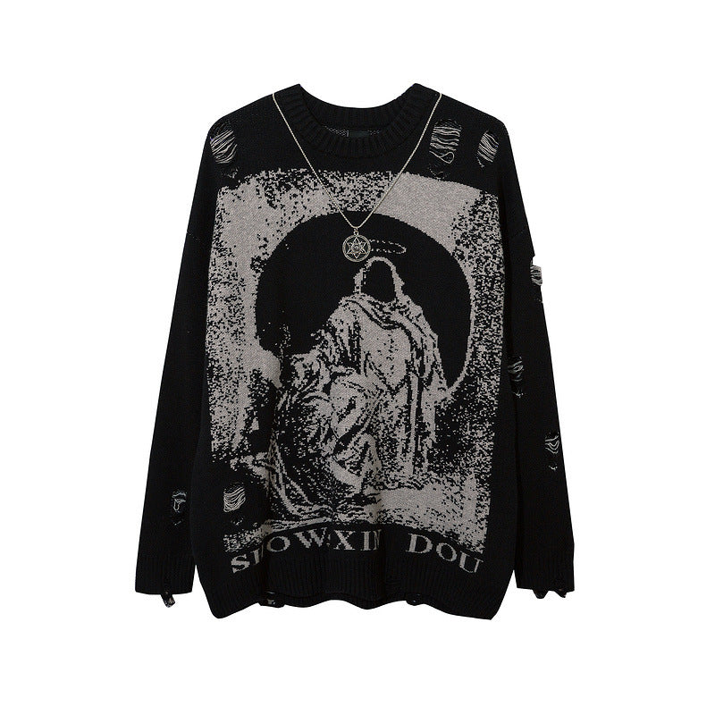 Women's & Men's & Independent Autumn Street Fashion High Sweaters