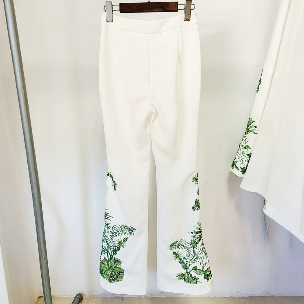 Innovative Unique Fashion Bead Crystals Sequins Pants