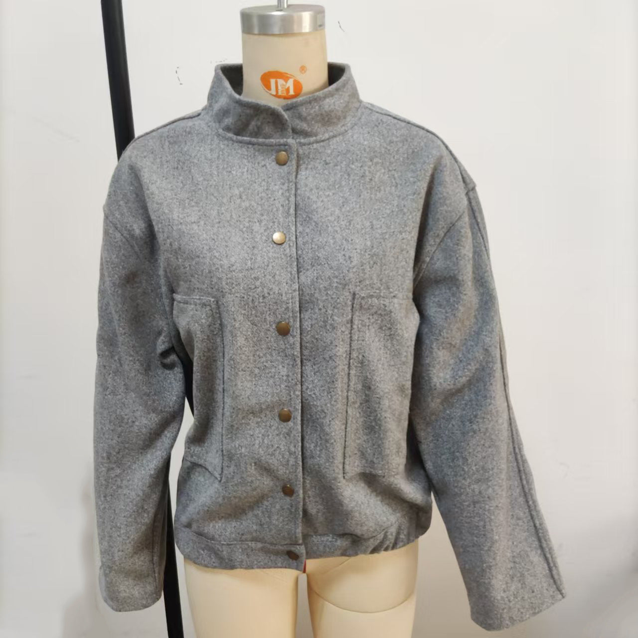 Women's Single-breasted Large Pocket Loose Comfortable Long-sleeved Coats