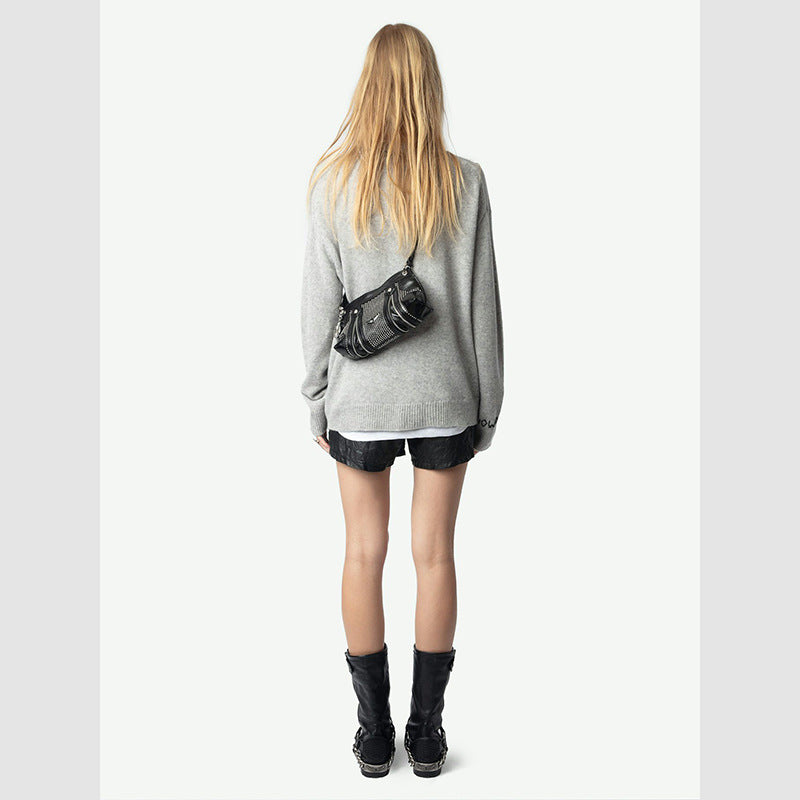 Women's French Niche Classic Cashmere Handmade Wool Sweaters