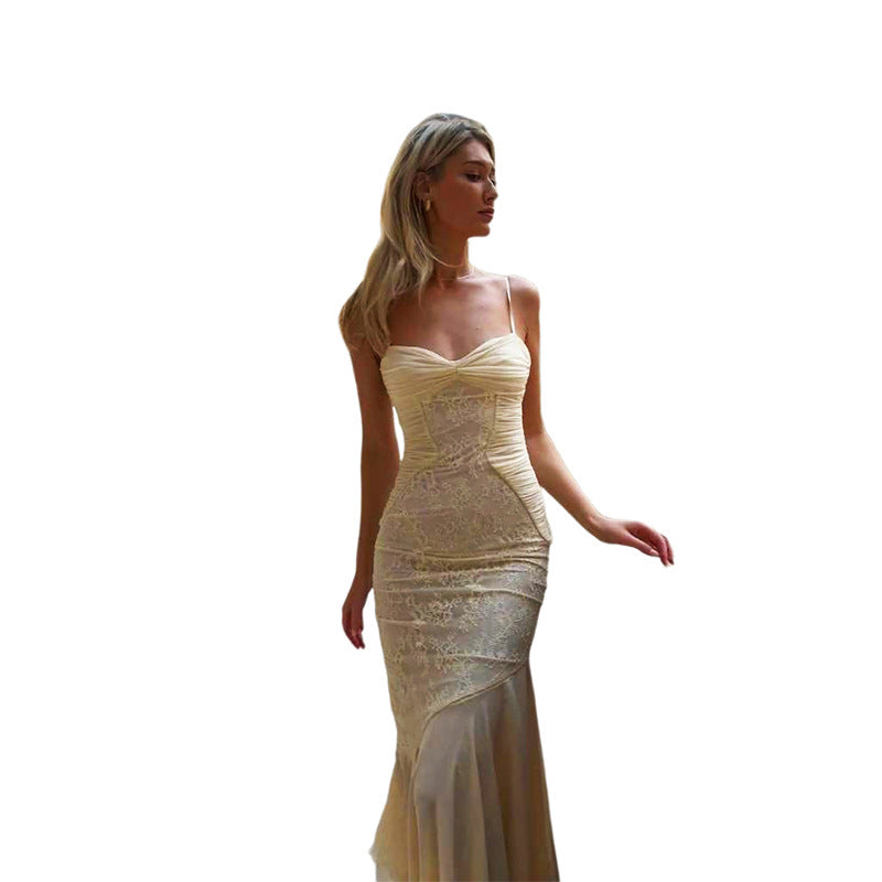 Women's French Lightly Mature Suspender Dress Pure Dresses